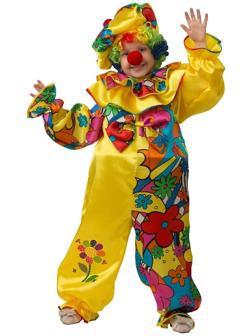 Карнавальный костюм «Клоун сказочный», сатин, размер 32, рост 122 см