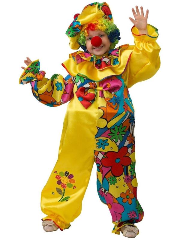 Карнавальный костюм «Клоун сказочный», сатин, размер 32, рост 122 см