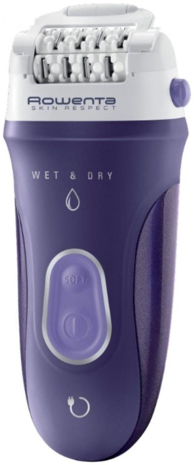 Эпилятор Rowenta EP8050F0, 2 скорости, 4  насадки, от аккум., фиолетовый
