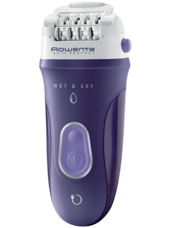 Эпилятор Rowenta EP8050F0, 2 скорости, 4  насадки, от аккум., фиолетовый