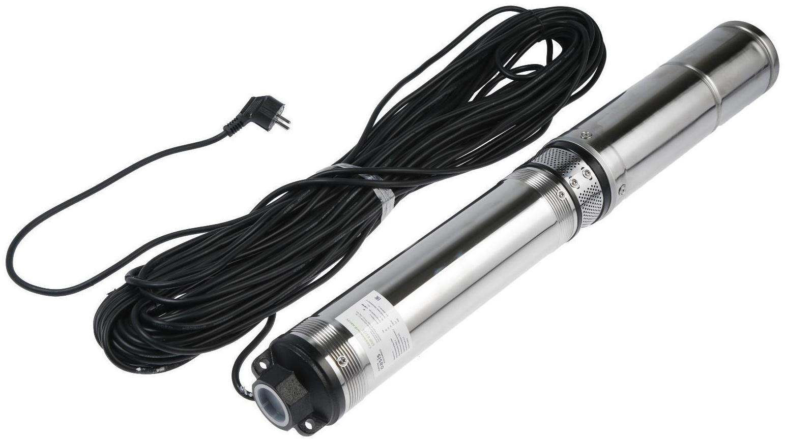 Насос скважинный Oasis SN 85/75, центробежный, 750 Вт, напор 75 м, 85 л/мин, кабель 40 м