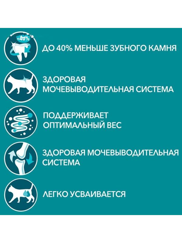 Сухой корм ONE для кошек, говядина с цельными злаками, 750 г