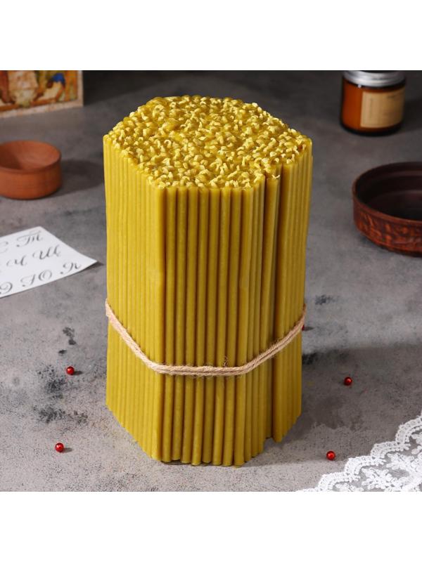 Свечи медовые №60, упаковка 2кг, парафин + медовое масло