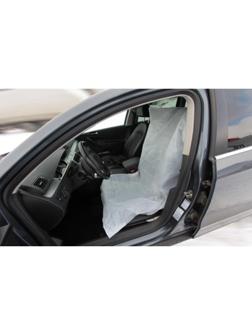 Полиэтиленовые чехлы для сидений PINGO, белые 10 мкрн, размер 79 х 130 см, рулон 500 шт.