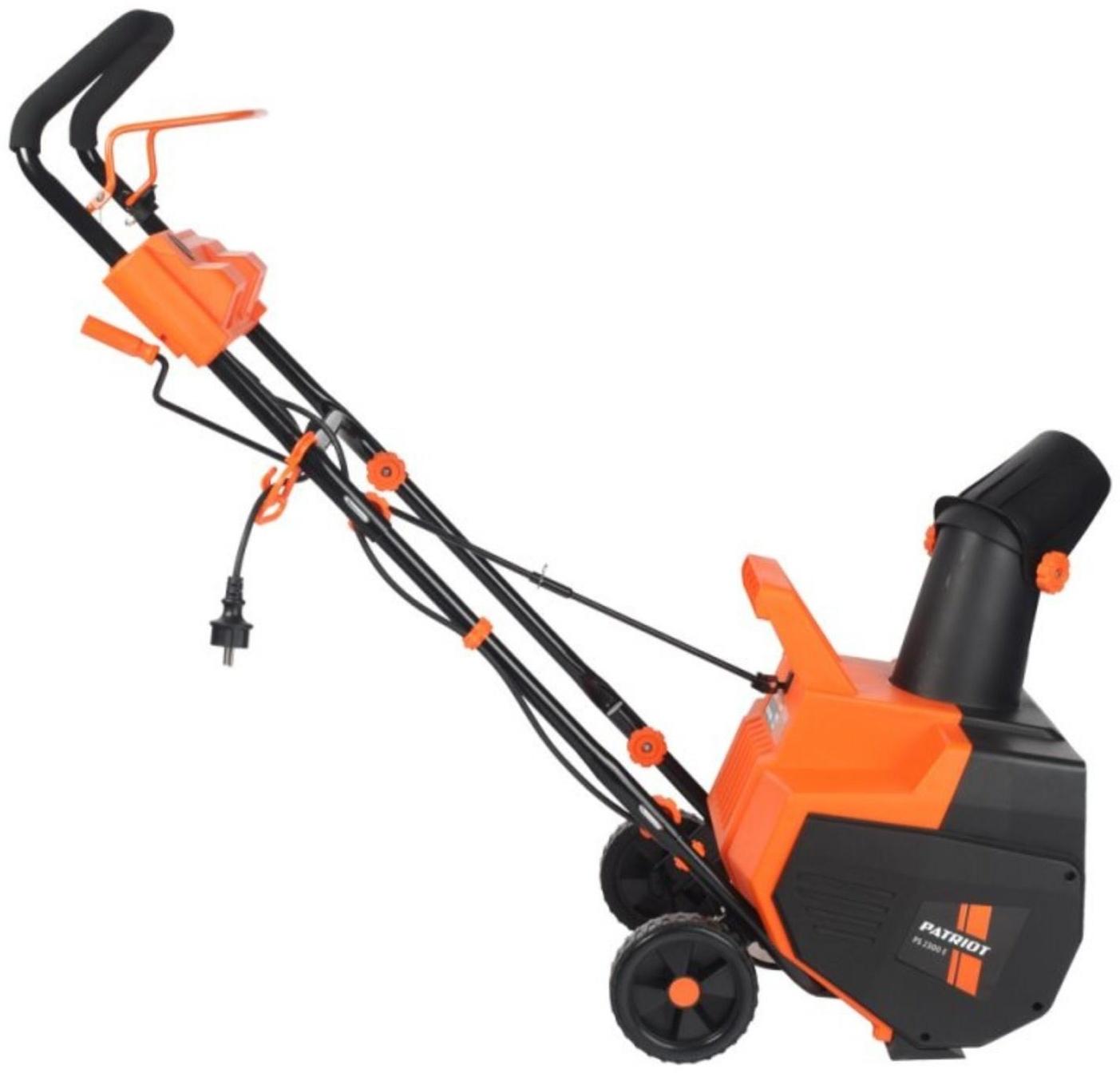Снегоуборщик PATRIOT PS 2300 Вт, электрический, 2 кВт, выброс до 9 м, ковш 50/25 см