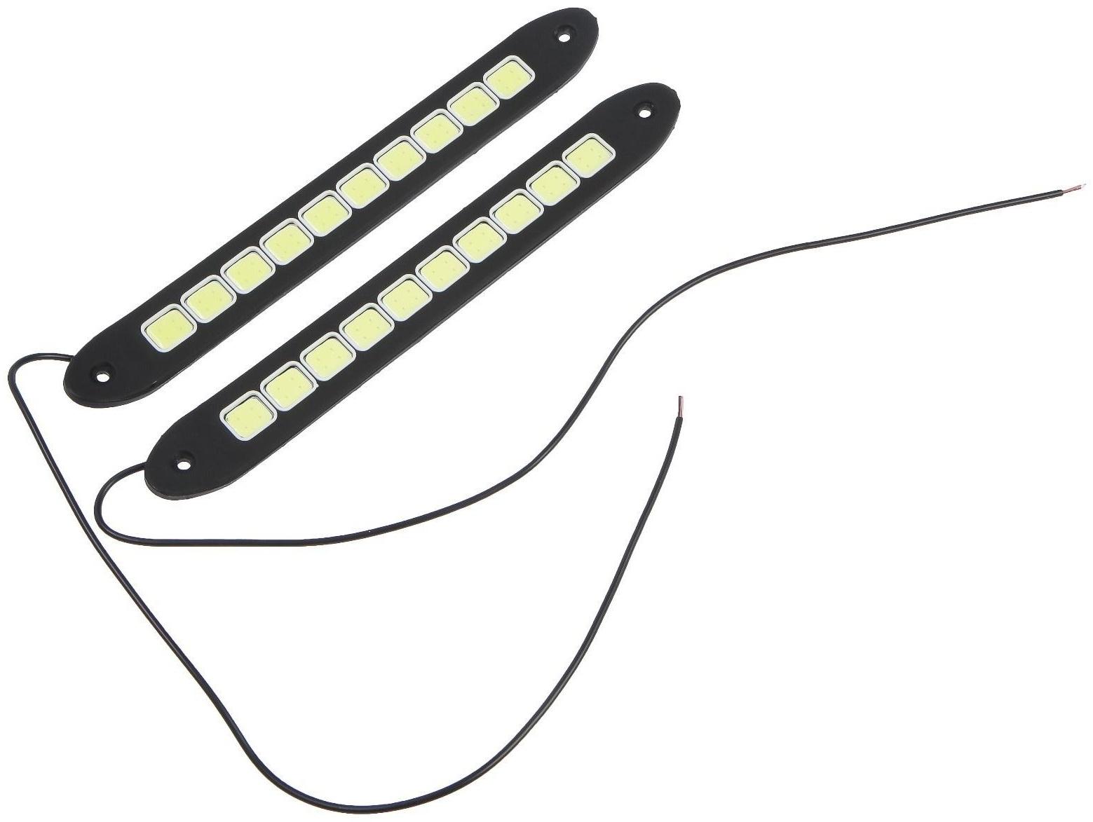 Ходовые огни KS, KS-262 FLC, 10 COB, 3 Вт, 260х6х30мм, набор 2 шт