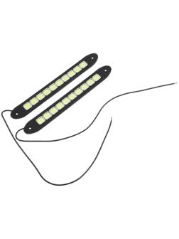 Ходовые огни KS, KS-262 FLC, 10 COB, 3 Вт, 260х6х30мм, набор 2 шт