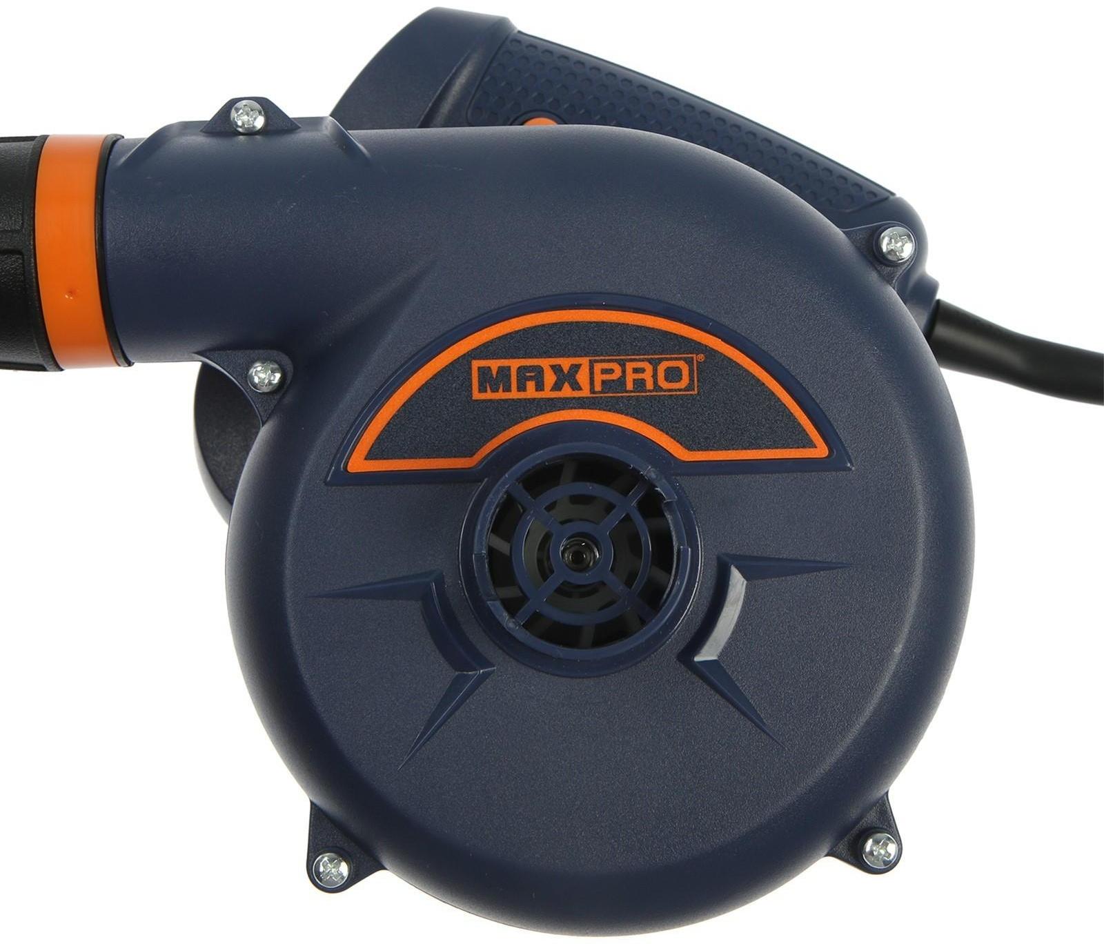 Воздуходувка-пылесос MAX-PRO 85273, 400 Вт, 14000 об/мин, 3000 л/мин, дополнительный щетки