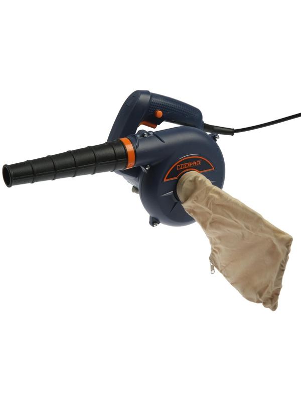 Воздуходувка-пылесос MAX-PRO 85273, 400 Вт, 14000 об/мин, 3000 л/мин, дополнительный щетки