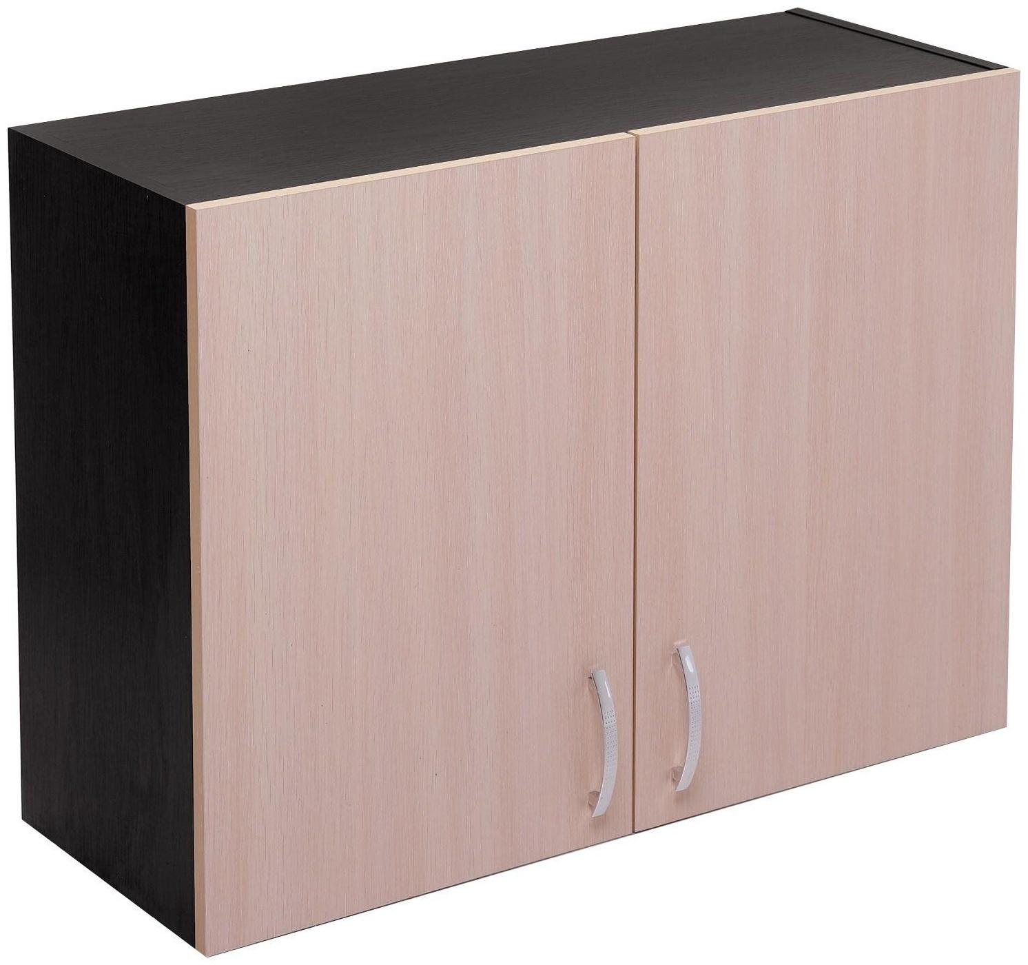 Шкаф навесной 800 Тоника, 800х570х300, Венге/Дуб молочный