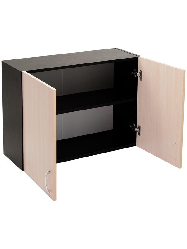 Шкаф навесной 800 Тоника, 800х570х300, Венге/Дуб молочный