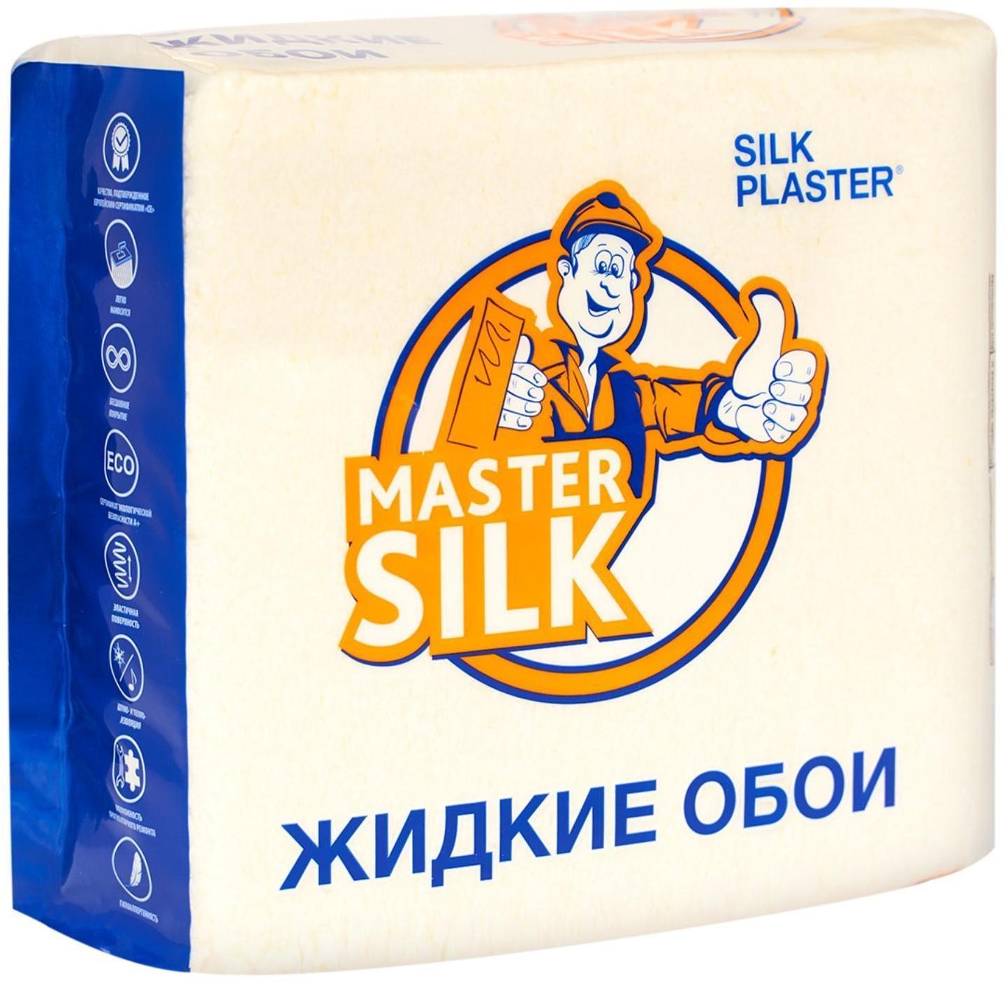 Жидкие обои MASTER SILK-122 (шелковая декоративная штукатурка), 5 м²