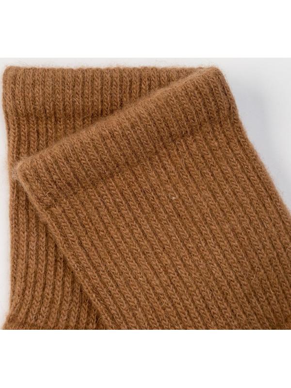 Носки мужские из монгольской шерсти, цвет рыжий, размер 27 (40-42)