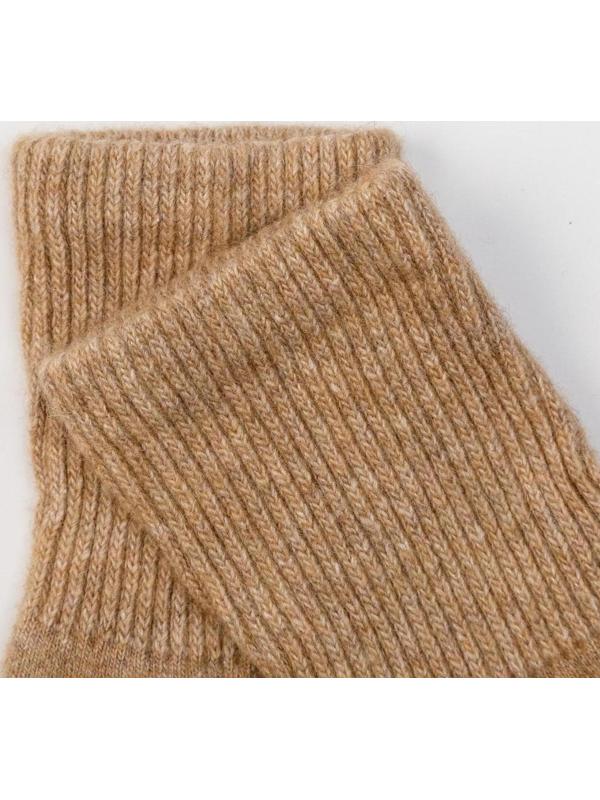 Носки мужские из монгольской шерсти, цвет бежевый, размер 29 (43-45)