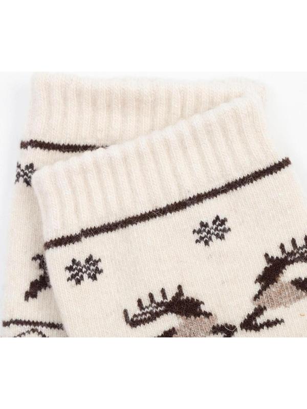 Носки женские из монгольской шерсти, цвет серый, размер 23 (34-36)