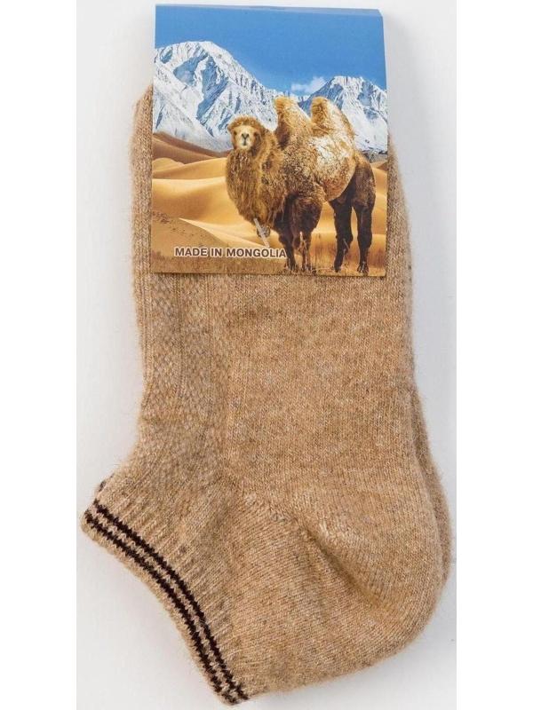 Носки женские из монгольской шерсти, цвет бежевый, размер 25 (37-39)