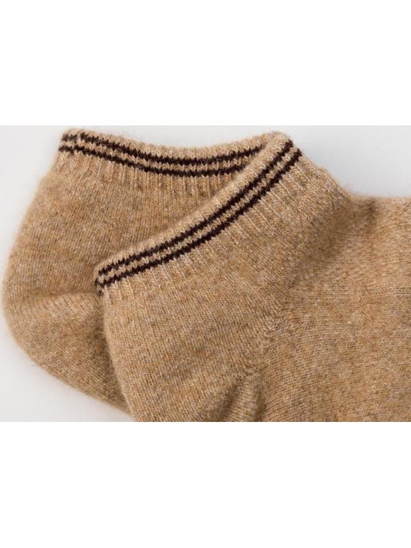 Носки женские из монгольской шерсти, цвет бежевый, размер 25 (37-39)