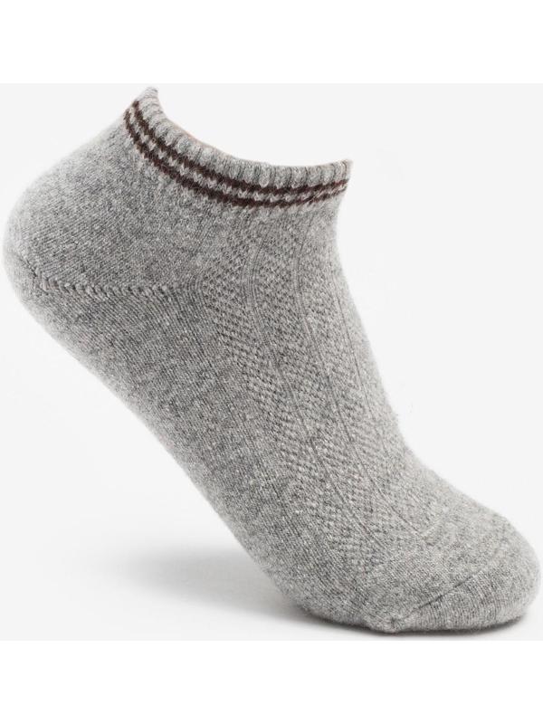 Носки женские из монгольской шерсти, цвет серый, размер 23 (34-36)