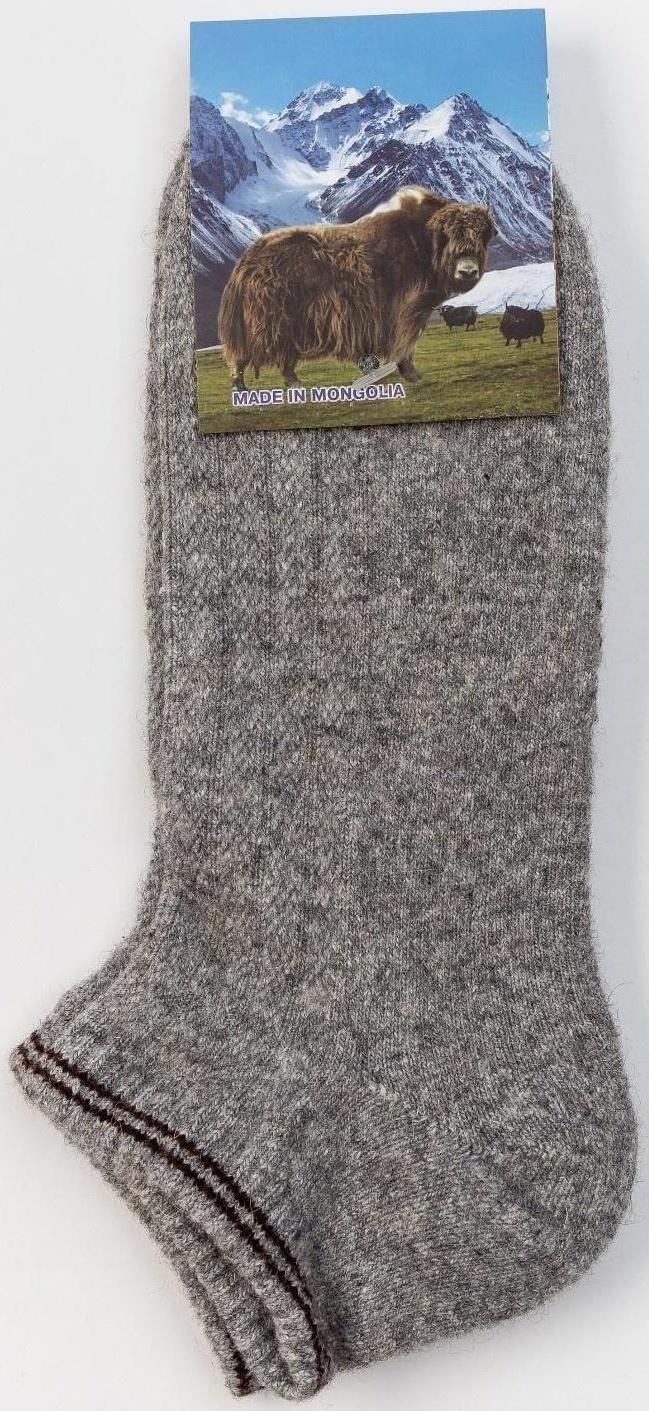 Носки мужские из монгольской шерсти, цвет серый, размер 27 (40-42)