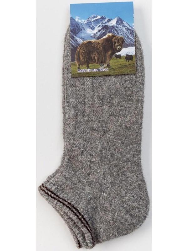 Носки мужские из монгольской шерсти, цвет серый, размер 27 (40-42)