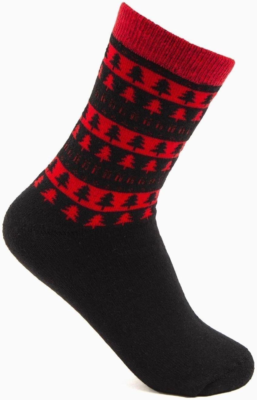 Носки женские тёплые GRAND, ёлочки, размер 23