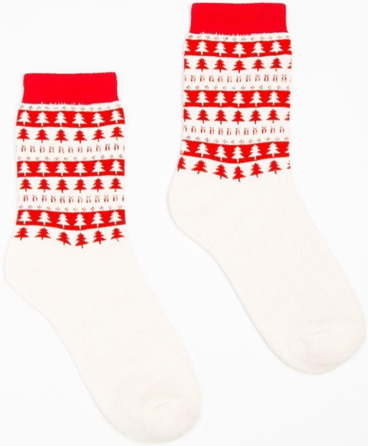 Носки женские тёплые GRAND, ёлочки, размер 23