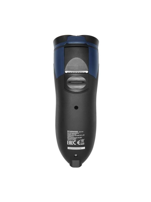 Электробритва Starwind SBS1503 реж.эл.:1 питан.:аккум. черный/синий