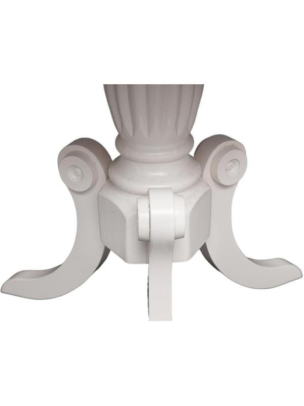 Стол обеденный UT_Moon ( MO-ET ),дерево гевея/мдф, 59х59х55см, ivory white