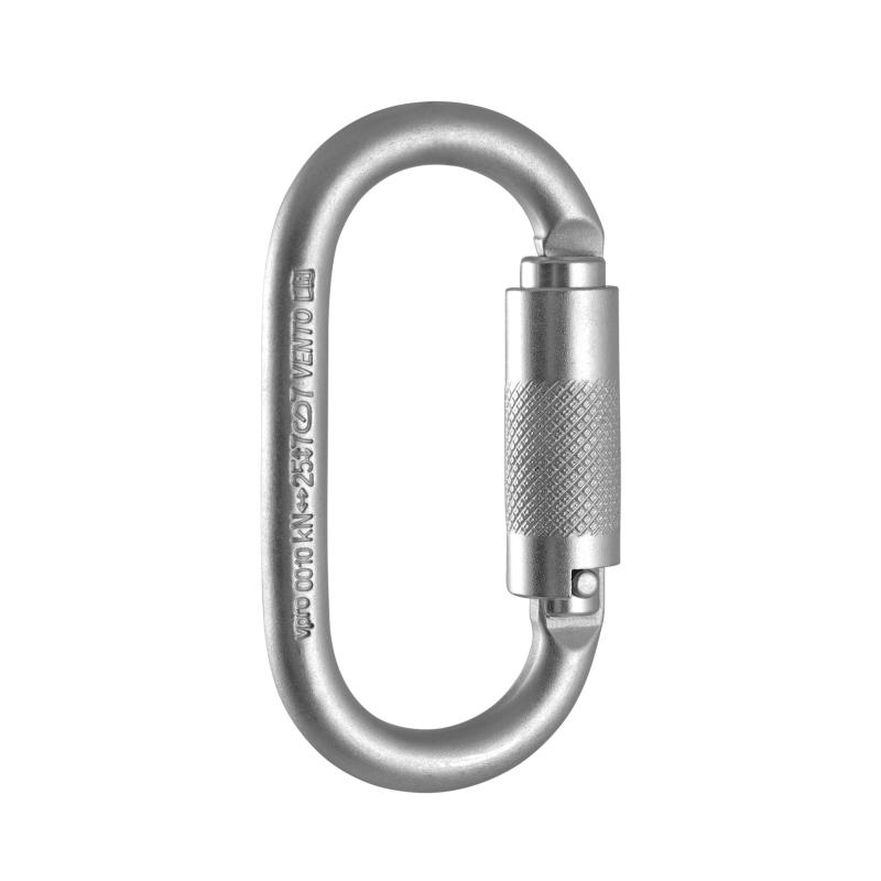 Карабин страховочный Стальной Овал автомат с байонетной муфтой vpro 0010