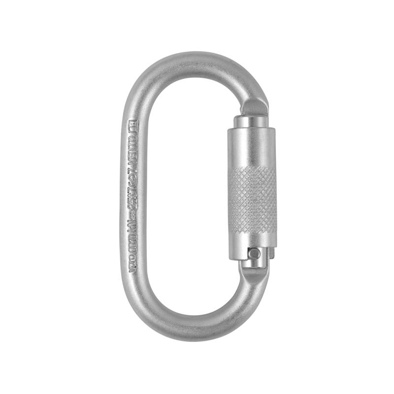 Карабин страховочный Стальной Овал автомат с байонетной муфтой vpro 0010