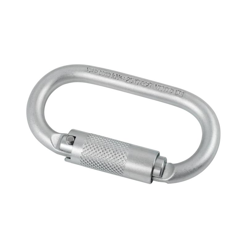 Карабин страховочный Стальной Овал автомат с байонетной муфтой vpro 0010