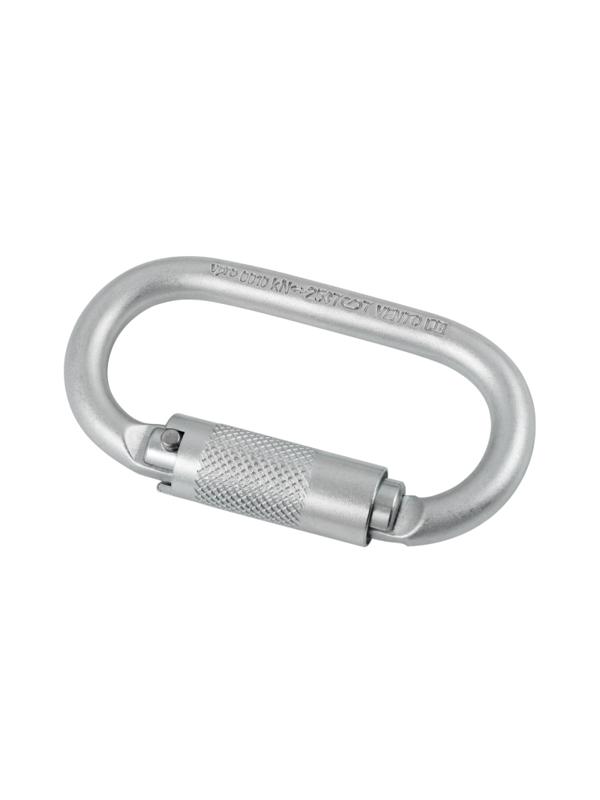 Карабин страховочный Стальной Овал автомат с байонетной муфтой vpro 0010