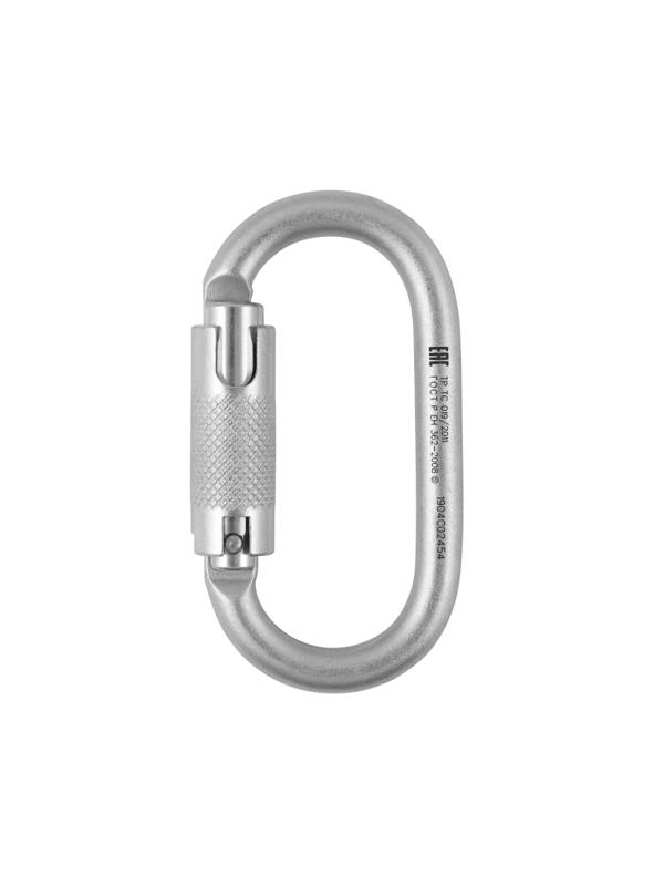 Карабин страховочный Стальной Овал автомат с байонетной муфтой vpro 0010