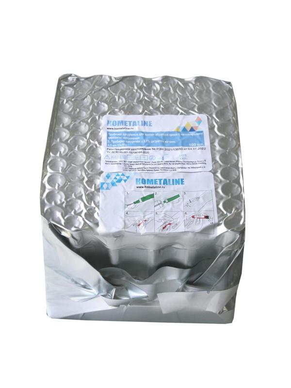 Вакуумные пробирки с Na цитрат 3,8% 4,5мл, 13х100мм, KOMETALINE 100шт/уп