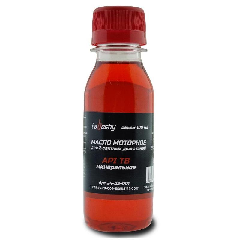 Масло Tahoshy 2Т минеральное API TB, 0,1л, 34-02-001