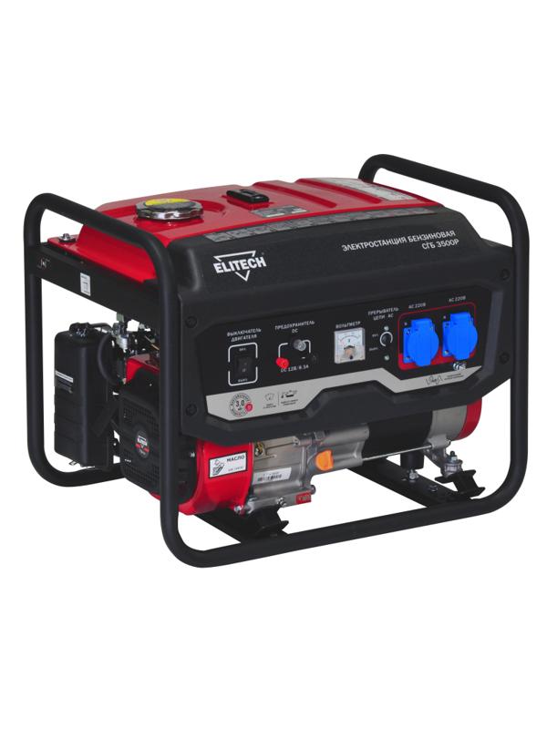 Генератор бензиновый ELITECH 2,8 кВт, AVR (СГБ 3500 Р)