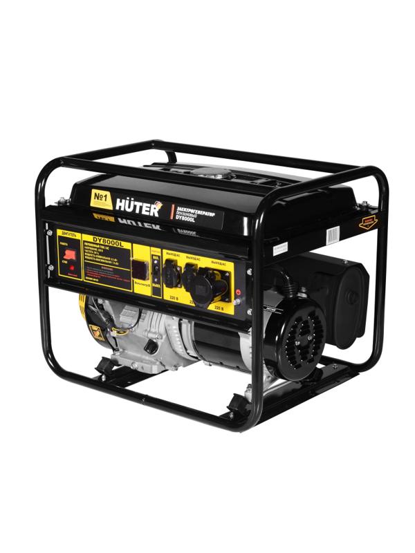 Генератор бензиновый HUTER DY8000L, 6.5кВт (64/1/33)