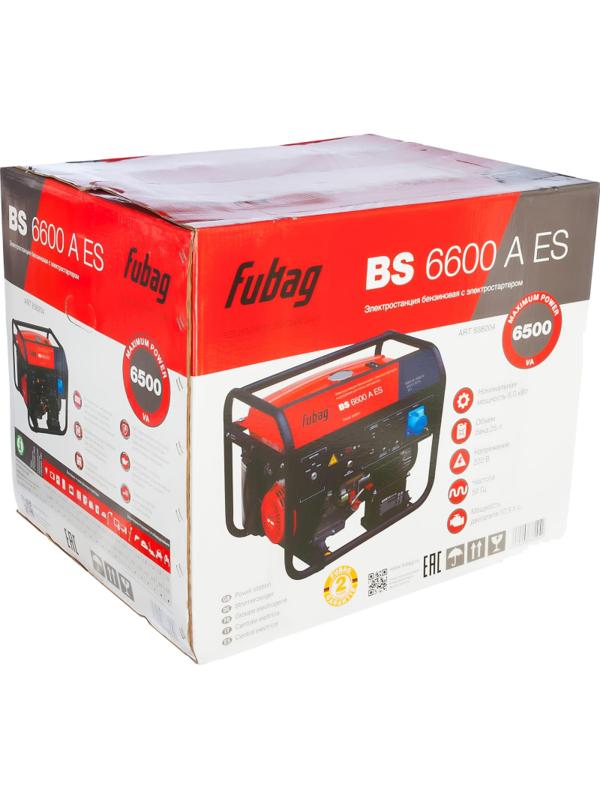 Генератор бензиновый FUBAG BS 6600 A ES, 6кВт, электростартер (641692)