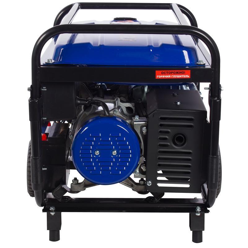 Генератор гибридный (газ-бензин) СПЕЦ-HG-7000 5.3кВт, электростарт, колеса