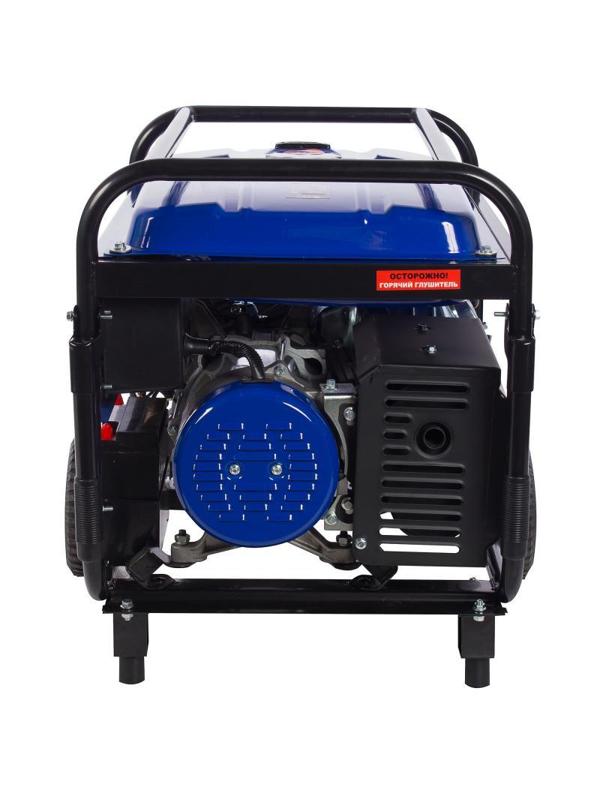 Генератор гибридный (газ-бензин) СПЕЦ-HG-7000 5.3кВт, электростарт, колеса