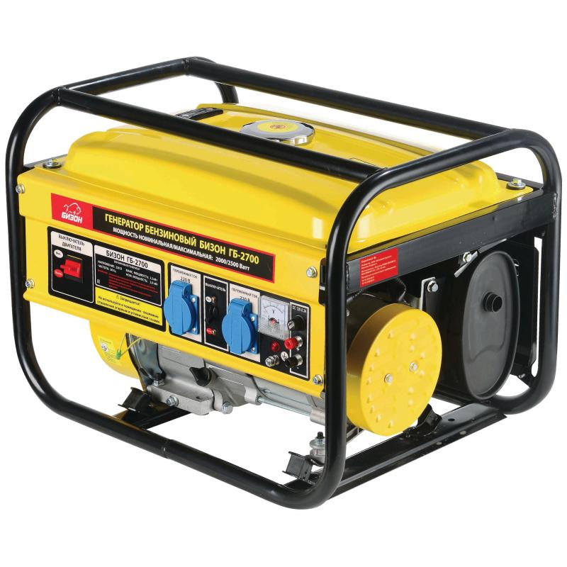 Генератор бензиновый БИЗОН-ГБ-2700, 2.0кВт, AVR