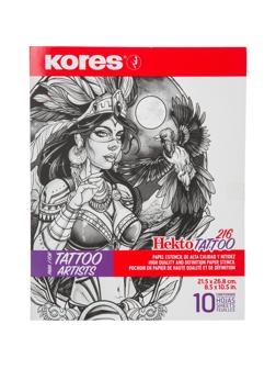 Тату бумага Kores 10 листов в упаковке 76237