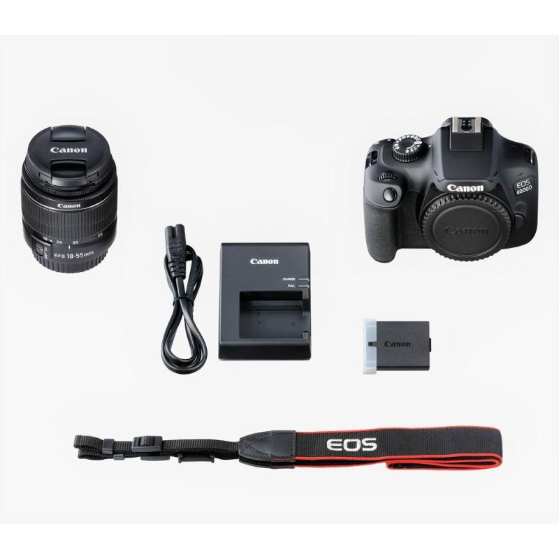Фотоаппарат Canon EOS 4000D Kit 18-55mm III (3011C003)