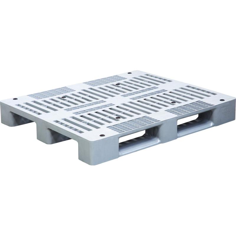 Паллет п/э 1200x1000х150 перфорированный, на 3-х полозьях IR 1210 P серый