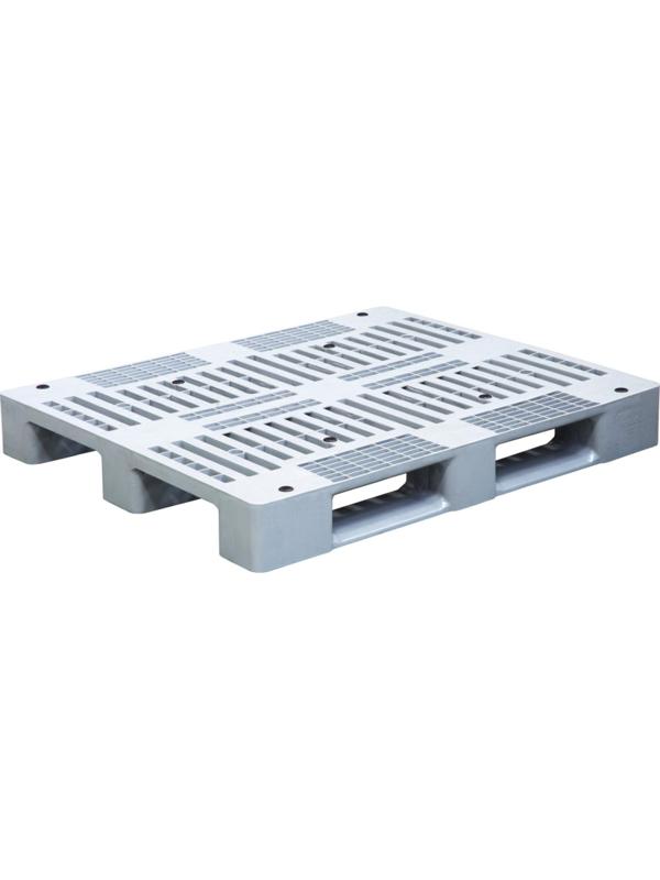 Паллет п/э 1200x1000х150 перфорированный, на 3-х полозьях IR 1210 P серый