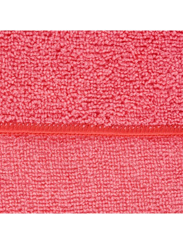 Салфетки хозяйственные из микрофибры 40х50см 220г/м2 красный 50шт/уп