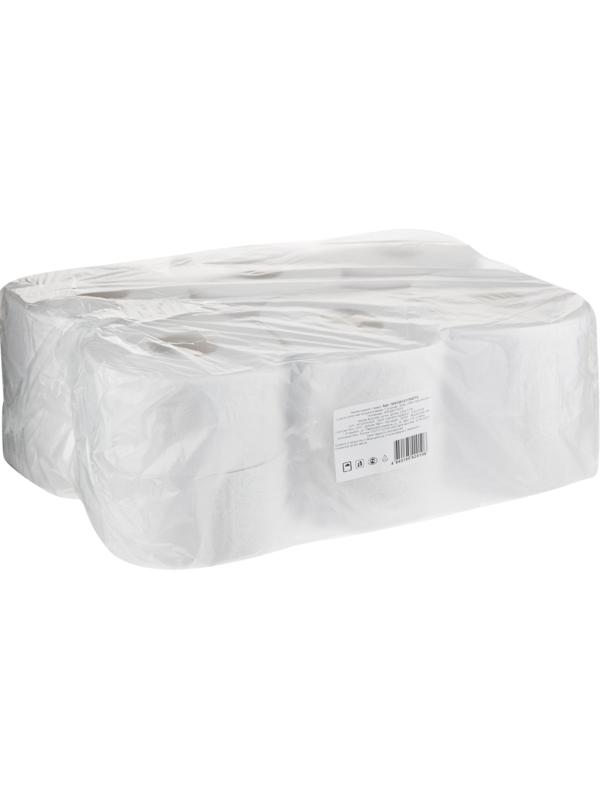 Бумага туалетная биоразл. 1-сл, белая, с тисн, 12рул/уп Элементари 1768772