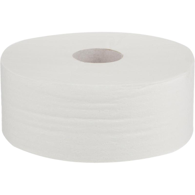 Бумага туалетная 1-сл 525м белая цел 6рул/уп