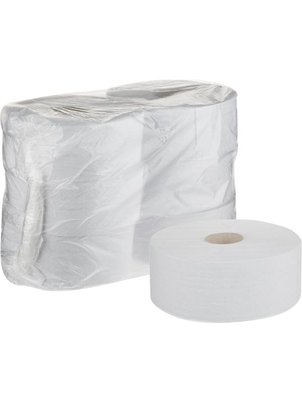 Бумага туалетная 1-сл 480м белая отбел макулат 6рул/уп Элементари