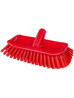 Щетка скраб д/плинтусов разноуровневая FBK, 285х130мм  красная 20155-3_KFC